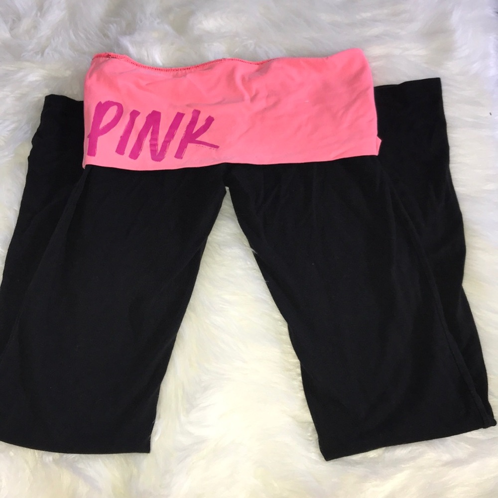 Pink yoga pants